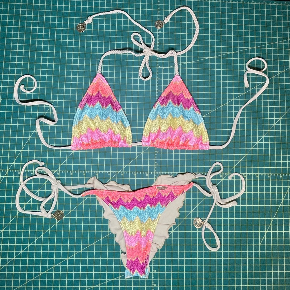 Luli Fama Brazillian Scrunch Bikini [Set] - Women's Small